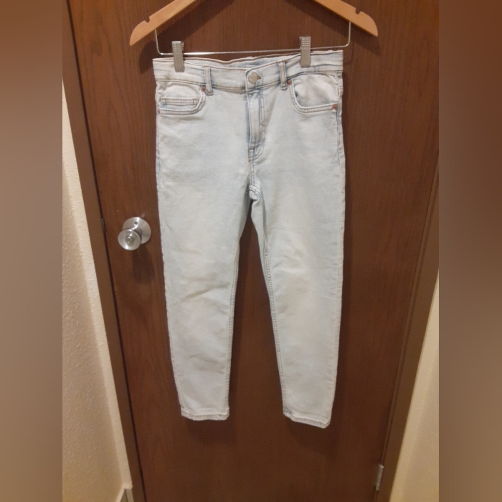 Zara Girls Juniors Jeans Light Blue Wash Sizec11/12